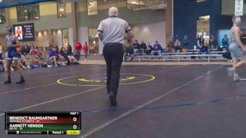 215 lbs Benedict Baumgartner, Bismarck St Mary`s vs Garrett Henson, Butte