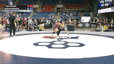 135 lbs Cons. Rd Of 64 - Aniz Ramirez, Texas vs Nevaeh Grunhuvd, Maine