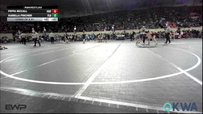 115 lbs Consi Of 8 #1 - Pippa McCall, Fort Gibson Youth Wrestling vs Kabella Fincher, Plainview Youth Wrestling Club