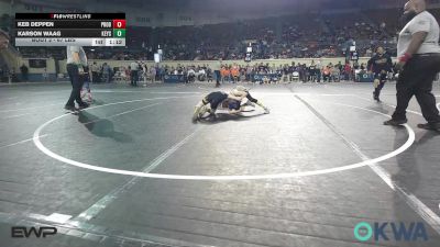 67 lbs Final - Keb Deppen, Prodigy Elite Wrestling vs Karson Waag, Keystone Kids Wrestling Club