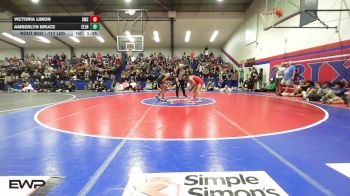 117 lbs Quarterfinal - Victoria Limon, Stilwell Middle School vs Amberlyn Bruce, Edison Eagles Jr. High