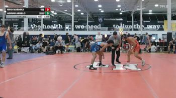 147 lbs Quarterfinal - Niko Marnika, VHW Blue - HSC vs Adrian Arbelo, Scorpions - HSC