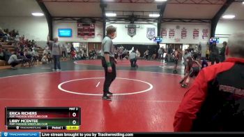 1 lbs Round 3 - Erica Richers, Fort Madison Wrestling Club vs Libby McEntee, Fort Madison Wrestling Club