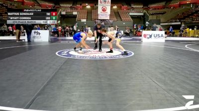 Cadet Boys Lower - 113 lbs Champ. Round 1 - Tate Rogers, Goldmine Wrestling Club vs Landen Squires, Sunnyvale Wrestling Club