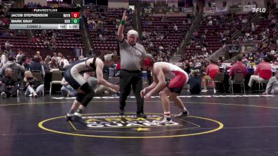 189 lbs Consi 2 - Jacob Stephenson, Waynesburg vs Mark Gray, Kiski Area