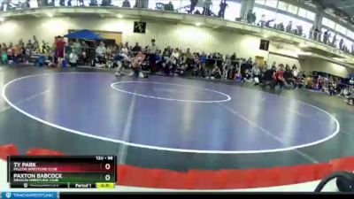 98 lbs Champ. Round 2 - Ty Park, Falcon Wrestling Club vs Paxton Babcock, Dragon Wrestling Club