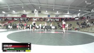 285 lbs Cons. Round 4 - Ayden Viox, Northern State vs Giulian Bodiu, Findlay