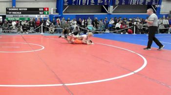 141 lbs Quarterfinal - Ty Trickle, Trinity (ct) vs Dominic Moyer, Coast Guard