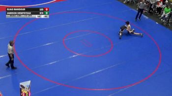 110 lbs Consi Of 16 #2 - Elias Mansour, Laurel vs Jamison Hempstead, Bethlehem Catholic