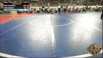57 lbs Consi Of 16 #2 - Riley Walsmith, Randall Youth Wrestling Club vs TrüE Dejesus, Team Of Hard Knox
