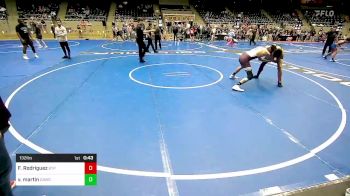 132 lbs Final - Frankie Rodriguez, Tulsa Blue T Panthers vs Valyon Martin, Dawg Wrestling