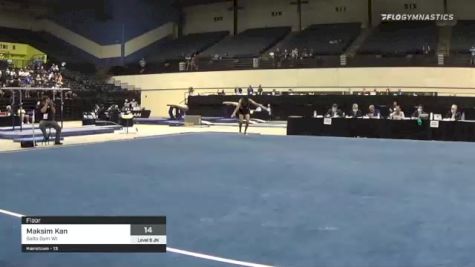 Maksim Kan - Floor, Salto Gym WI - 2021 USA Gymnastics Development Program National Championships