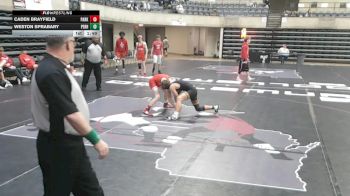 114 lbs Finals (8 Team) - Weston Sprabary, Perham, MN vs Caden Brayfield, Park Hill, MO