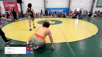 129 kg Rr Rnd 5 - Jon Lettre, USAW Maine vs Cole OBrien, Vougar's Honors Wrestling