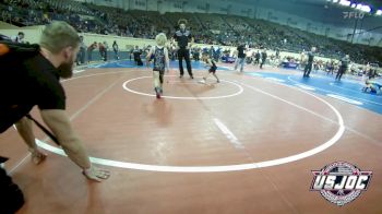 46 lbs Round Of 32 - Brooks Jerry, Cashion Youth Wrestling vs Waylon Macke, F-5 Grappling