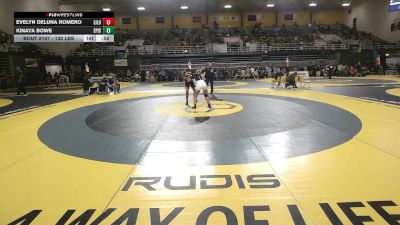 132 lbs Consi Of 8 #2 - Evelyn DeLuna Romero, Long Island Lutheran vs Kinaya Bowe, Episcopal High School (Alexandria)