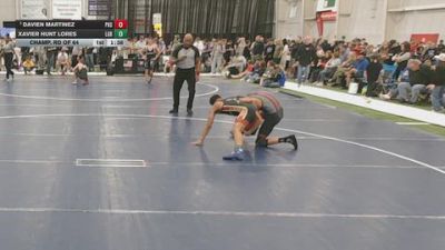 126 lbs Champ. Rd Of 64 - Davien Martinez, Pomona High School vs Xavier Hunt Lores, Lake Gibson Braves