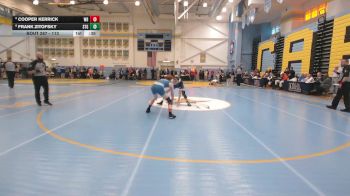113 lbs Cons. Round 3 - Frank Zitofsky, St Georges Tech HS vs Cooper Kerrick, Woodbridge H S