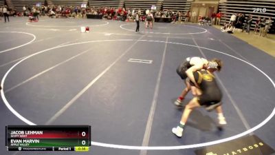 107 Championship Bracket Cons. Round 5 - Evan Marvin, Apple Valley vs Jacob Lehman, Scott West