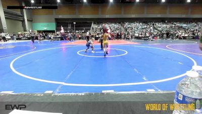 52 lbs Consi Of 4 - Khloe Alvarado, Kalispell Wrestling Club vs Lexi Houtz, McKenzie River Mat Club