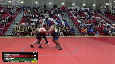 285 lbs Round 3 (16 Team) - Phillip Jackson, Jasper vs Karon King, Auburn