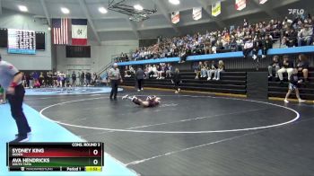 115 lbs Cons. Round 3 - Ava Hendricks, South Tama vs Sydney King, Ogden