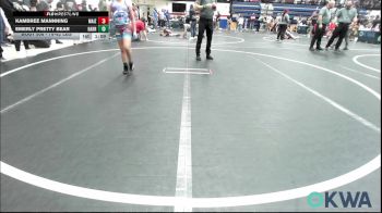 78-82 lbs Quarterfinal - Presley Erbar, Bridge Creek Youth Wrestling vs McKynna Scott, Noble Takedown Club