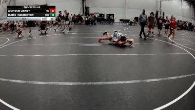 113 lbs Round 3 (4 Team) - Grayson Cisney, Palm City Thundercats vs Jamen Haliburton, Sub-Zero GT