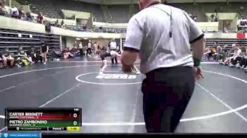 145 lbs Quarterfinals (8 Team) - Carter Bennett, Ankeny Centennial vs Pietro Zambonino, Glenbard North