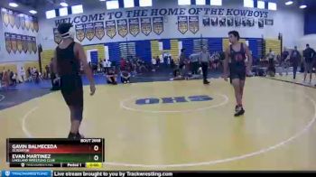 152 lbs Champ. Round 3 - Evan Martinez, Lakeland Wrestling Club vs Gavin Balmeceda, Gladiator