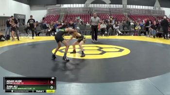 65 lbs Placement Matches (8 Team) - Zain Ali, West Shore Wrestling Club vs Adam Husk, Refuse To Lose