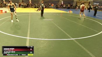 150 lbs Cons. Round 1 - Gunnar Heck, HLWW vs Aydan Moen, Fergus Falls
