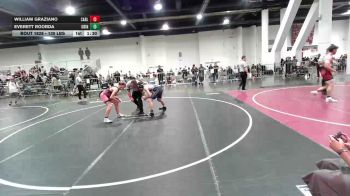 130 lbs Quarterfinal - William Graziano, Carlsbad Wr Ac vs Everett Roorda, Grindhouse WC