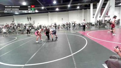 130 lbs Quarterfinal - William Graziano, Carlsbad Wr Ac vs Everett Roorda, Grindhouse WC