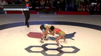 110 lbs 1st Place Match - Charlie Wylie, NJ vs Kayla Batres, CT