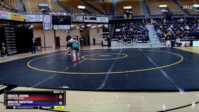 207 lbs Semifinal - Brook Newton, Adams State vs Grace Johns, Fort Hays State