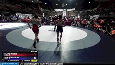 145 lbs Round 4 (16 Team) - Blake Miller, NAWA vs Ben Hernandez, OCWA