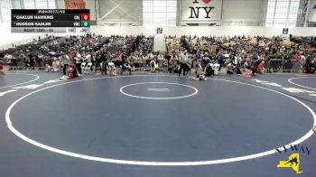 45 lbs Semifinal - Hudson Sadler, Victor Wrestling Club vs Oaklun Hawkins, Club Not Listed