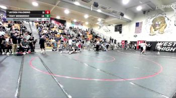 144 lbs Quarterfinal - Tony Membreno, Laguna Hills vs Jayden Palomino, Santa Ana