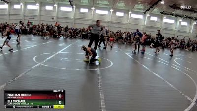 60 lbs Round 4 (8 Team) - Eli Michael, Contenders WA Blue vs Nathan Hodge, 84 Athletes