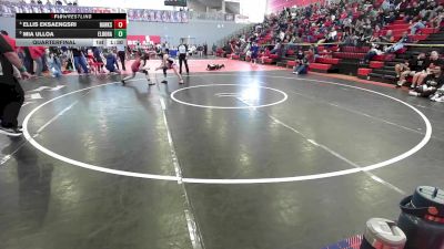 100 lbs Quarterfinal - Mia Ulloa, El Paso El Dorado vs Ellis Eksaengsri, El Paso Hanks