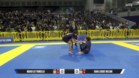 Rana Louise Willink vs Maiah Lee Yankello 2025 Pan IBJJF Jiu-Jitsu No-Gi Championship