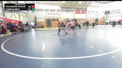 125 lbs Cons. Round 3 - Dannyka Smith, Willits vs Leila Martinez Douglass, Albany