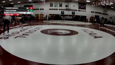 165 lbs Quarterfinal - Jack Patting, Augustana (il) vs Tanner Gerber, Wisconsin-La Crosse