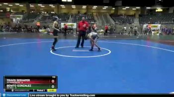 113 lbs Round 1 (4 Team) - Travis Seehafer, 3A Harrisburg vs Benito Gonzalez, 3A Vale