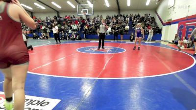 110 lbs Semifinal - Brynlyn Sullivan, Bixby JH Girls vs Takota Ramirez, Perry Girls Wrestling Club