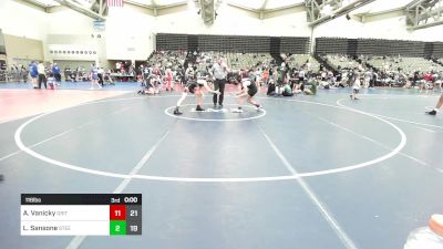 121 lbs Rr Rnd 9 - Ayden Landis, Grit Mat Club vs Niko Rakis, Steelhawks WC MS