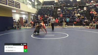 174 lbs Consi Of 8 #1 - Mojo Sarsour, Skyline vs Gabriel Guzman, Sierra