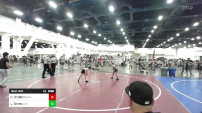 54 lbs Quarterfinal - Demid Cheltsov, Savage House WC vs Luke Torres, So Cal Hammers