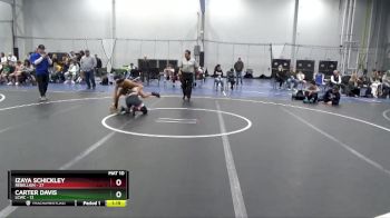 105 lbs Round 2 (6 Team) - Izaya Schickley, Rebellion vs Carter Davis, LCWC